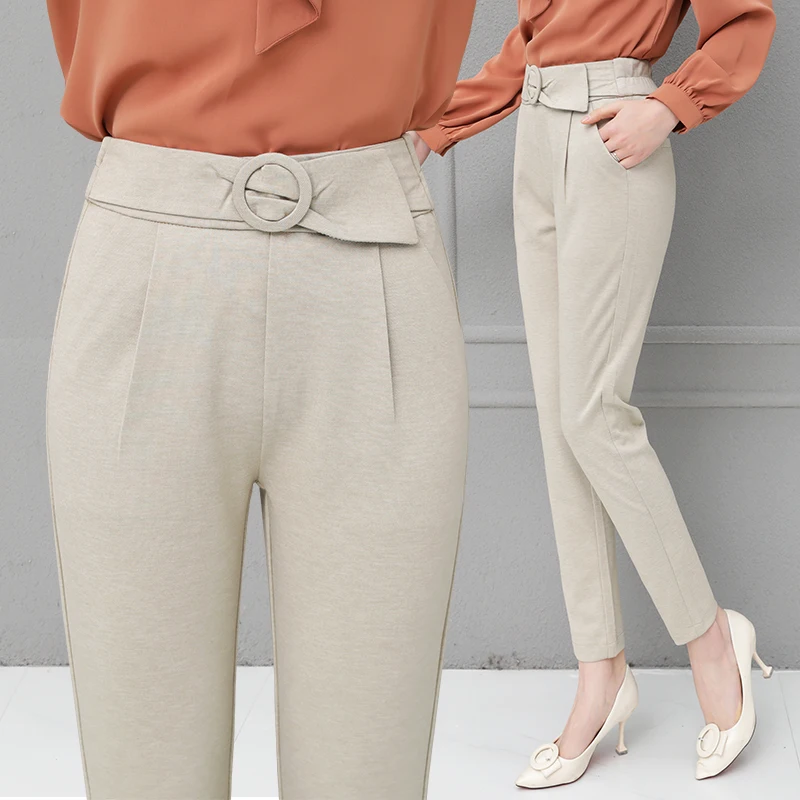 2019 spring and summer new fashion ladies high waist loose thin feet harem pants
2019 spring and summer new fashion ladies high waist loose thin feet harem pants