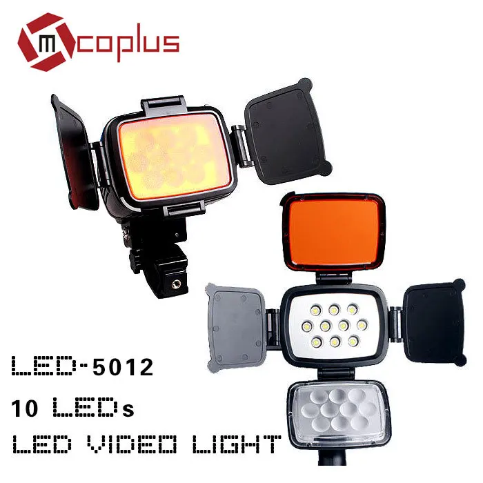 10 LEDs LED-5012 Video Light 5500-6500K for Canon/Nikon/Sony DV Camera Camcorder Lamp + Battery + Charger
10 LEDs LED-5012 Video Light 5500-6500K for Canon/Nikon/Sony DV Camera Camcorder Lamp + Battery + Charger