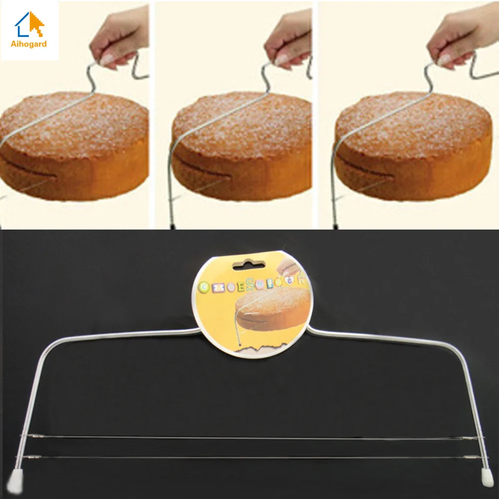 1Pc Stainless Steel Adjustable Wire Cake Slicer Leveler Slices Cake Cutter Tool Kitchen Gadgets Baking Accessories
1Pc Stainless Steel Adjustable Wire Cake Slicer Leveler Slices Cake Cutter Tool Kitchen Gadgets Baking Accessories
