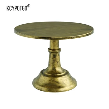 KCYPOTGO Antique gold Metal Cake Dessert Stand, Birthday Party Wedding Event cake display tray ( 8" and 9" Diameter flat-faced )
KCYPOTGO Antique gold Metal Cake Dessert Stand, Birthday Party Wedding Event cake display tray ( 8" and 9" Diameter flat-faced )