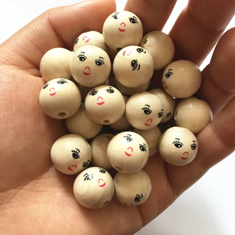 DIY Natural Ball Round Spacer Wooden Beads Eco-Friendly Girl Smiling Face Wood Beads Lead-Free Wooden Balls 14mm 50Pcs/Set NEW
DIY Natural Ball Round Spacer Wooden Beads Eco-Friendly Girl Smiling Face Wood Beads Lead-Free Wooden Balls 14mm 50Pcs/Set NEW
