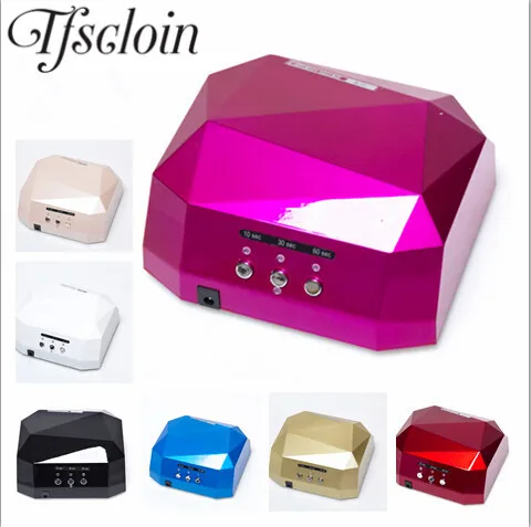 TFSCLOIN 36W Diamond Shape Nail Dryer LED UV CCFL Gel Nail Machine 100-240V Gel Polish Light Manicure Tools 2019 New
TFSCLOIN 36W Diamond Shape Nail Dryer LED UV CCFL Gel Nail Machine 100-240V Gel Polish Light Manicure Tools 2019 New