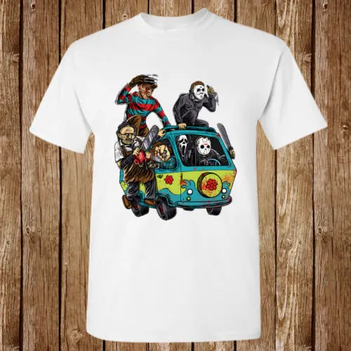 Jason Freddy Leatherface Horror New T-shirt UnisexCool Casual pride t shirt men Unisex Fashion tshirt free shipping funny tops
Jason Freddy Leatherface Horror New T-shirt UnisexCool Casual pride t shirt men Unisex Fashion tshirt free shipping funny tops