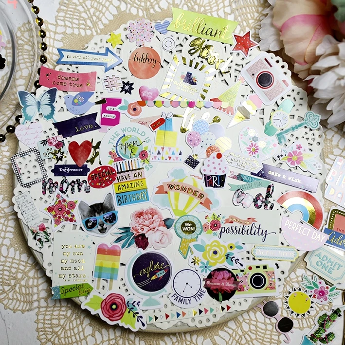 YPP CRAFT 97pcs Make A Wish Paper Cardstock Die Cut Stickers for DIY Scrapbooking/photo album Decoration Card Making Crafts
YPP CRAFT 97pcs Make A Wish Paper Cardstock Die Cut Stickers for DIY Scrapbooking/photo album Decoration Card Making Crafts