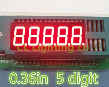 10pcs 0.36" 0.36in. Red LED Display 7 Segment Digit 5bit 5 bit Common ANODE Positive Digital Tube
10pcs 0.36" 0.36in. Red LED Display 7 Segment Digit 5bit 5 bit Common ANODE Positive Digital Tube