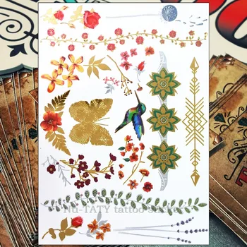 Nu-TATY 24 style Temporary Tattoo Body Art, Eyes Lips Golden Designs, Flash Tattoo Sticker Waterproof 21*15cm
Nu-TATY 24 style Temporary Tattoo Body Art, Eyes Lips Golden Designs, Flash Tattoo Sticker Waterproof 21*15cm