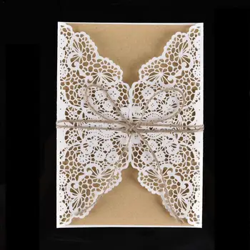 10pcs Laser Cutout Invitation Wedding Invitations Card Birthday Card Elegant Lace Print Envelopes Wedding Party Decoration
10pcs Laser Cutout Invitation Wedding Invitations Card Birthday Card Elegant Lace Print Envelopes Wedding Party Decoration
