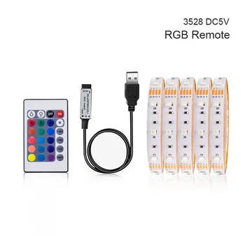 USB LED light Strip Tape DC5V 2835 RGB Holiday Decoration USB LED lamp String Ribbon TV Computer Backlight lighting 1M 2M 3M 4M
USB LED light Strip Tape DC5V 2835 RGB Holiday Decoration USB LED lamp String Ribbon TV Computer Backlight lighting 1M 2M 3M 4M
