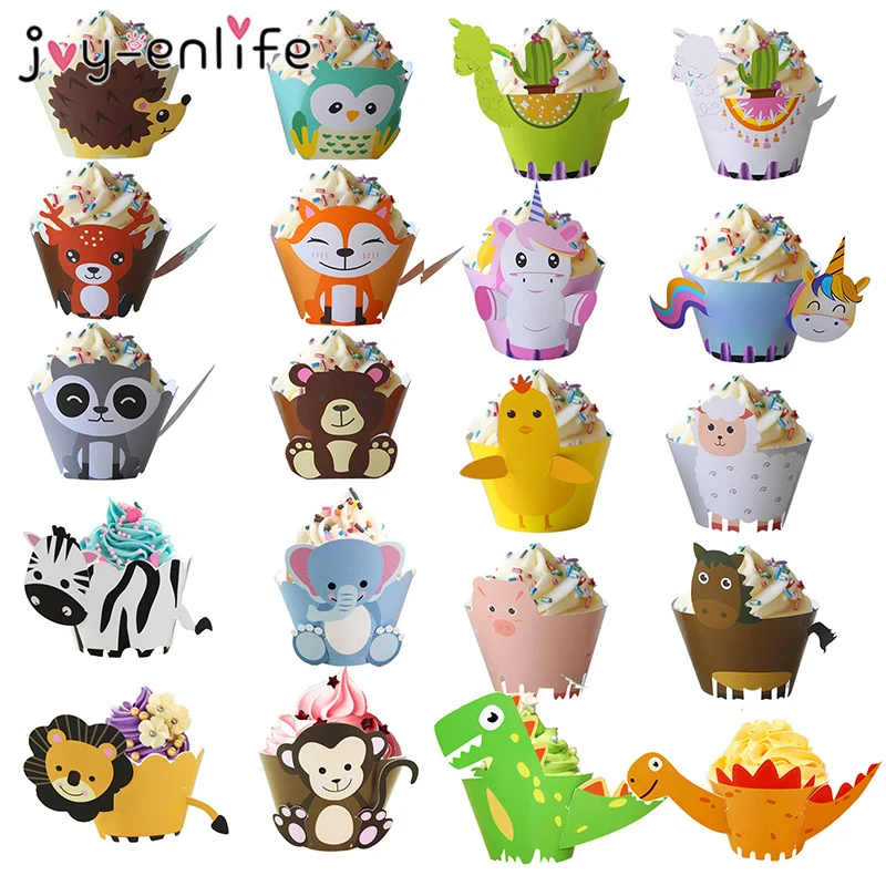 12set Unicorn Cupcake Wrapper Owl Fox Pig Sheep Cake Wrapper Kids Birthday Party Baby Shower Dessert Cake Decoration Supplies
12set Unicorn Cupcake Wrapper Owl Fox Pig Sheep Cake Wrapper Kids Birthday Party Baby Shower Dessert Cake Decoration Supplies