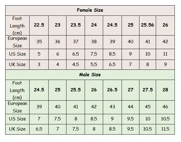 Shoes Size