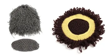 Spoof Cute Wig Hat Beard Hat Handmade Knitted Mask Cap Multiple Colors Baby Photo Decoration Photography Props
Spoof Cute Wig Hat Beard Hat Handmade Knitted Mask Cap Multiple Colors Baby Photo Decoration Photography Props