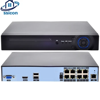 SSICON H.265 8CH 5MP/4CH 5MP 48V POE NVR CCTV ONVIF P2P View Network Video Recorder For 4K POE IP Camera
SSICON H.265 8CH 5MP/4CH 5MP 48V POE NVR CCTV ONVIF P2P View Network Video Recorder For 4K POE IP Camera