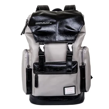 LAOKSI Simple Patchwork Large Capacity Mens Leather Backpack For Travel Casual mochila Men Daypacks Leather Travle Backpack
LAOKSI Simple Patchwork Large Capacity Mens Leather Backpack For Travel Casual mochila Men Daypacks Leather Travle Backpack