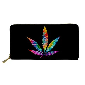 THIKIN Colored Hemp Leaf Women Leather Wallet Female Long Clutch Purse Ladies Fashion Card Holder Large Capacity Phone Purses
THIKIN Colored Hemp Leaf Women Leather Wallet Female Long Clutch Purse Ladies Fashion Card Holder Large Capacity Phone Purses