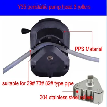 Food Grade PPS material 304 stainless steel rollers peristaltic pump head 13L
Food Grade PPS material 304 stainless steel rollers peristaltic pump head 13L