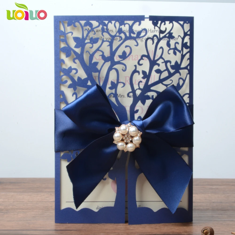new elegant laser cut tree baby born invitation card royal blue lace invitation card printing with brooch
new elegant laser cut tree baby born invitation card royal blue lace invitation card printing with brooch
