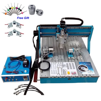 Mini CNC Router 6090 Rotary Axis 1.5KW 4 Engraving Machine with Linear Rail Guide
Mini CNC Router 6090 Rotary Axis 1.5KW 4 Engraving Machine with Linear Rail Guide