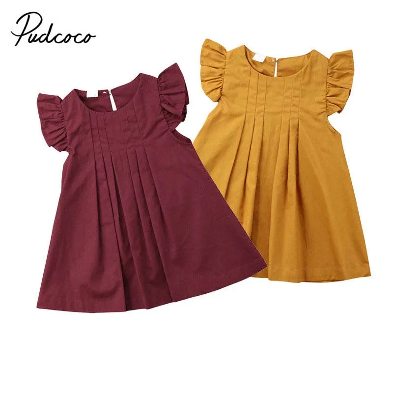 Pudcoco 2018 Newborn Baby Girls Dress Princess Solid Ruffle Party Birthday Tunika Dresses Boho Holiday Outfit Clothes 0-3Y
Pudcoco 2018 Newborn Baby Girls Dress Princess Solid Ruffle Party Birthday Tunika Dresses Boho Holiday Outfit Clothes 0-3Y