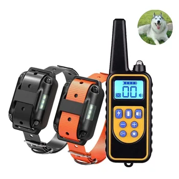 800 Meters Dog Training Callor Electric Remote Control Stop Barking Equipment IP6X Waterproof LCD Display 1 Drive 2 Receivers
800 Meters Dog Training Callor Electric Remote Control Stop Barking Equipment IP6X Waterproof LCD Display 1 Drive 2 Receivers