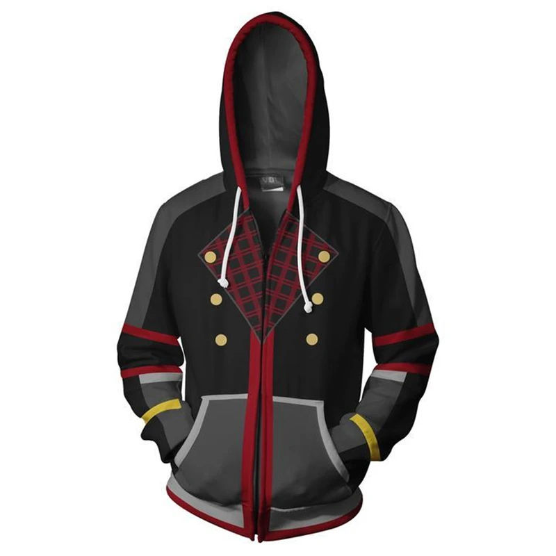 Anime Kingdom Hearts Sweatshirts Men and Women Blue Zipper Hoodies Sora 3d Print Hooded Jacket for Boys Harajuku Streetwear
Anime Kingdom Hearts Sweatshirts Men and Women Blue Zipper Hoodies Sora 3d Print Hooded Jacket for Boys Harajuku Streetwear