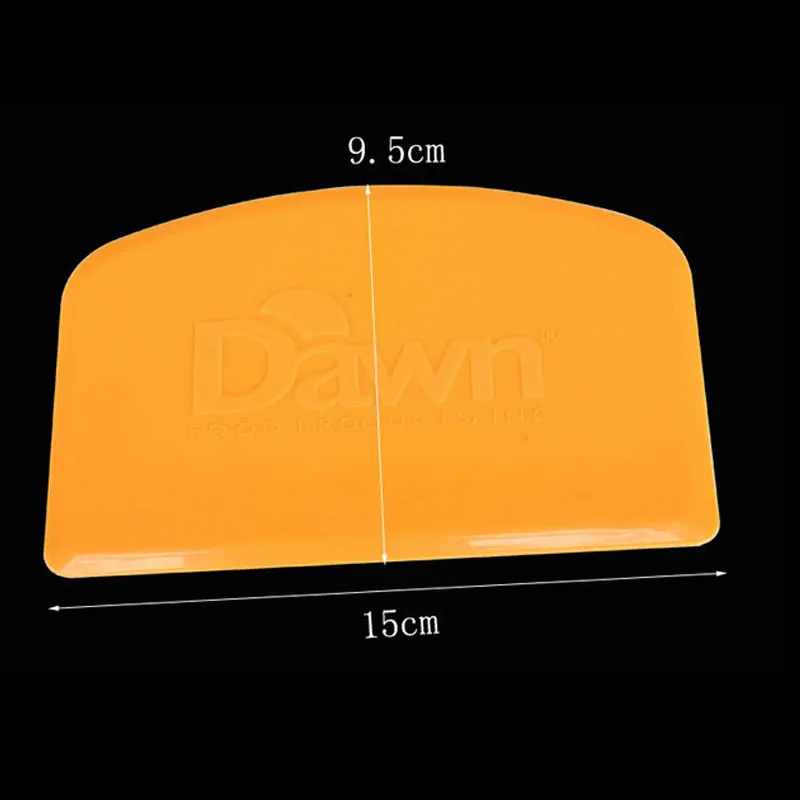 1pcs 15*9.5cm Yellow Flexible Plastic Dough Scraper Cake Spatula Pastry Butter Cutter Baking Cake Pastry Tools P1349
1pcs 15*9.5cm Yellow Flexible Plastic Dough Scraper Cake Spatula Pastry Butter Cutter Baking Cake Pastry Tools P1349