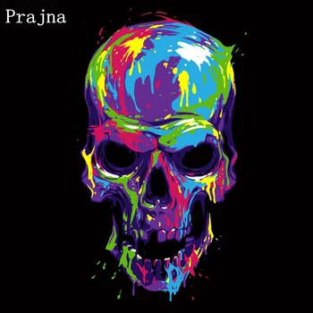 Prajna Skull Style Iron On Patches For Clothing Stickers Heat Transfer Ironing On Transfers Thermal Badge On Clothes T-shirt DIY
Prajna Skull Style Iron On Patches For Clothing Stickers Heat Transfer Ironing On Transfers Thermal Badge On Clothes T-shirt DIY