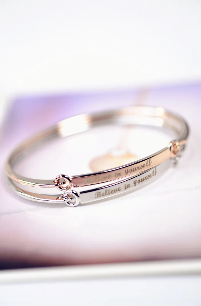 New 2Color luxury design European believein Yourself bracelet and bracelet Fit DW Men's Woman couple bracelet Christmas gifts
New 2Color luxury design European believein Yourself bracelet and bracelet Fit DW Men's Woman couple bracelet Christmas gifts