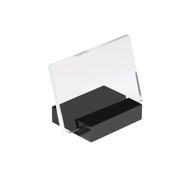 90*60mm Acrylic Sign Holder Display Stand Slant Back Desk Sign Holder Frame Label Display Desk Sign Stand Holder Shelf Talker
90*60mm Acrylic Sign Holder Display Stand Slant Back Desk Sign Holder Frame Label Display Desk Sign Stand Holder Shelf Talker