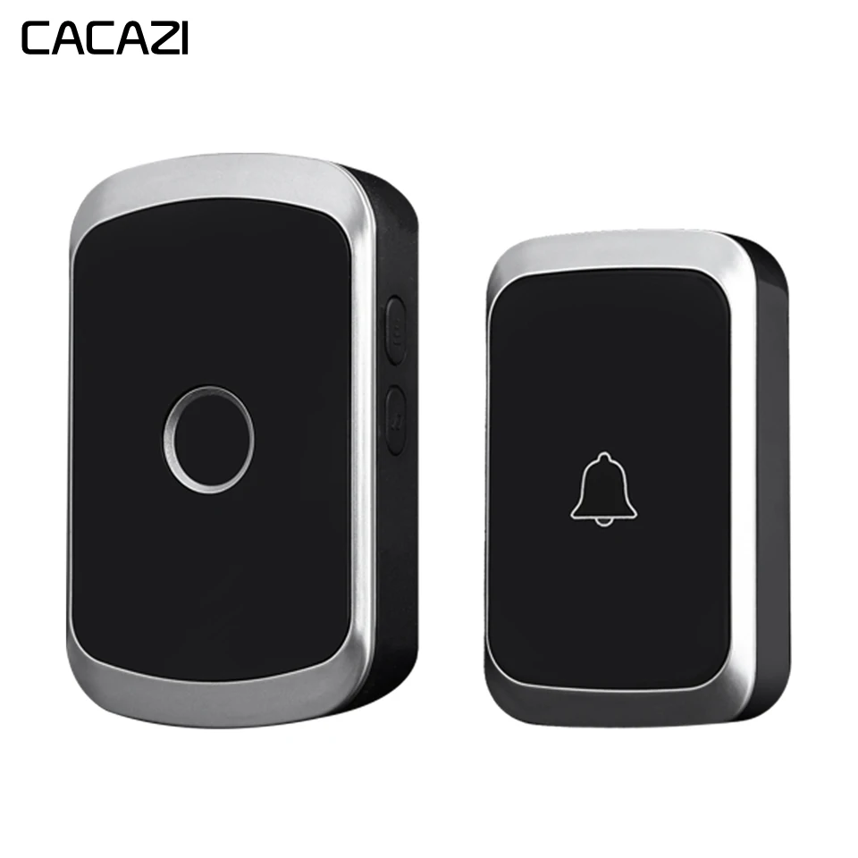 CACAZI Wireless Waterproof Doorbell 300M Remote US EU UK Plug LED Flash Home Cordless door bell chime 1 2 Button 1 2 Receiver
CACAZI Wireless Waterproof Doorbell 300M Remote US EU UK Plug LED Flash Home Cordless door bell chime 1 2 Button 1 2 Receiver