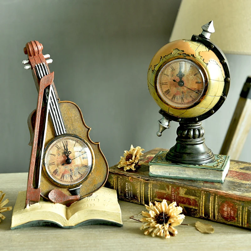 Europe Retro Telephones Violin Desk Table Clocks Creative Globe Suitcase Saks Model sitting room TV cabinets Bar Cafe Decor
Europe Retro Telephones Violin Desk Table Clocks Creative Globe Suitcase Saks Model sitting room TV cabinets Bar Cafe Decor