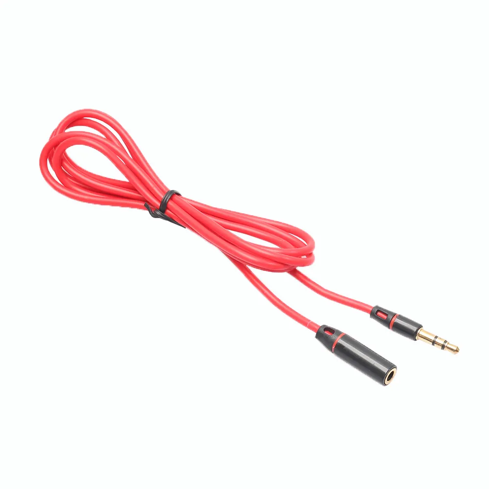 1.2 M 3.5 Mm Universal Headphone Jack Red M/F Plug Stereo Headphone Extension Line Lossless Transmission
1.2 M 3.5 Mm Universal Headphone Jack Red M/F Plug Stereo Headphone Extension Line Lossless Transmission