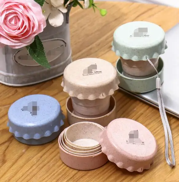 1pc Portable Creative Mini Folding Water Bottles Wheat Telescopic Bottles with Lid Outdoor Bathroom Bottles
1pc Portable Creative Mini Folding Water Bottles Wheat Telescopic Bottles with Lid Outdoor Bathroom Bottles