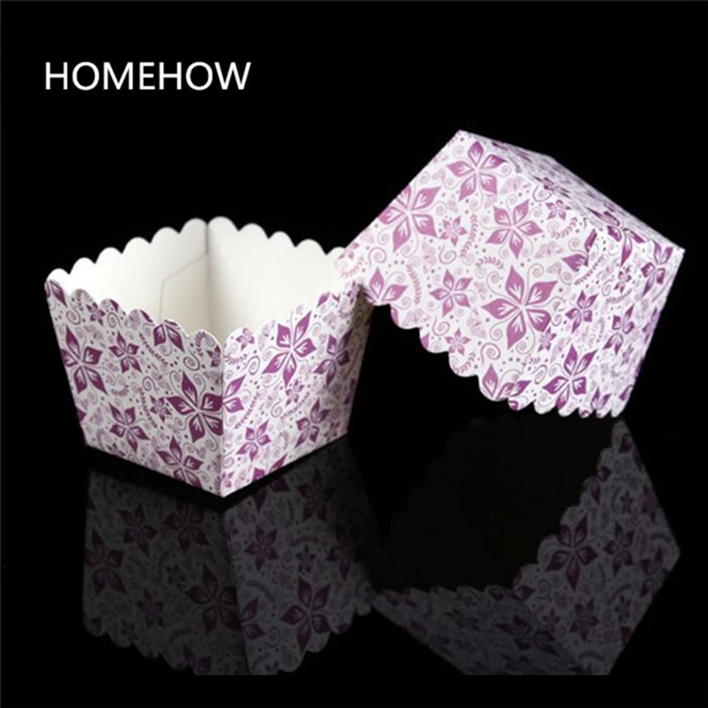 Homehow 100PCS/Lot Newest Thicken Square Shape Muffin Cupcake Paper Cup Household Bakeries Cake Muffin Cases Paper Cup Liner
Homehow 100PCS/Lot Newest Thicken Square Shape Muffin Cupcake Paper Cup Household Bakeries Cake Muffin Cases Paper Cup Liner