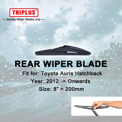 Rear Wiper Blade for Toyota Auris Hatchback (2012-Onwards) 1pc 8" 200mm,Car Rear Windscreen Wipers,Back Windshield Wiper Blades
Rear Wiper Blade for Toyota Auris Hatchback (2012-Onwards) 1pc 8" 200mm,Car Rear Windscreen Wipers,Back Windshield Wiper Blades
