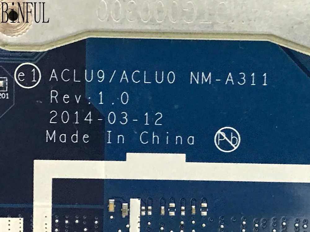 Материнская плата для ноутбука, ACL09/ACLU0, для LENOVO NM-A311, материнская плата для ноутбука, встроенный процессор N2840 /N3830
Материнская плата для ноутбука, ACL09/ACLU0, для LENOVO NM-A311, материнская плата для ноутбука, встроенный процессор N2840 /N3830