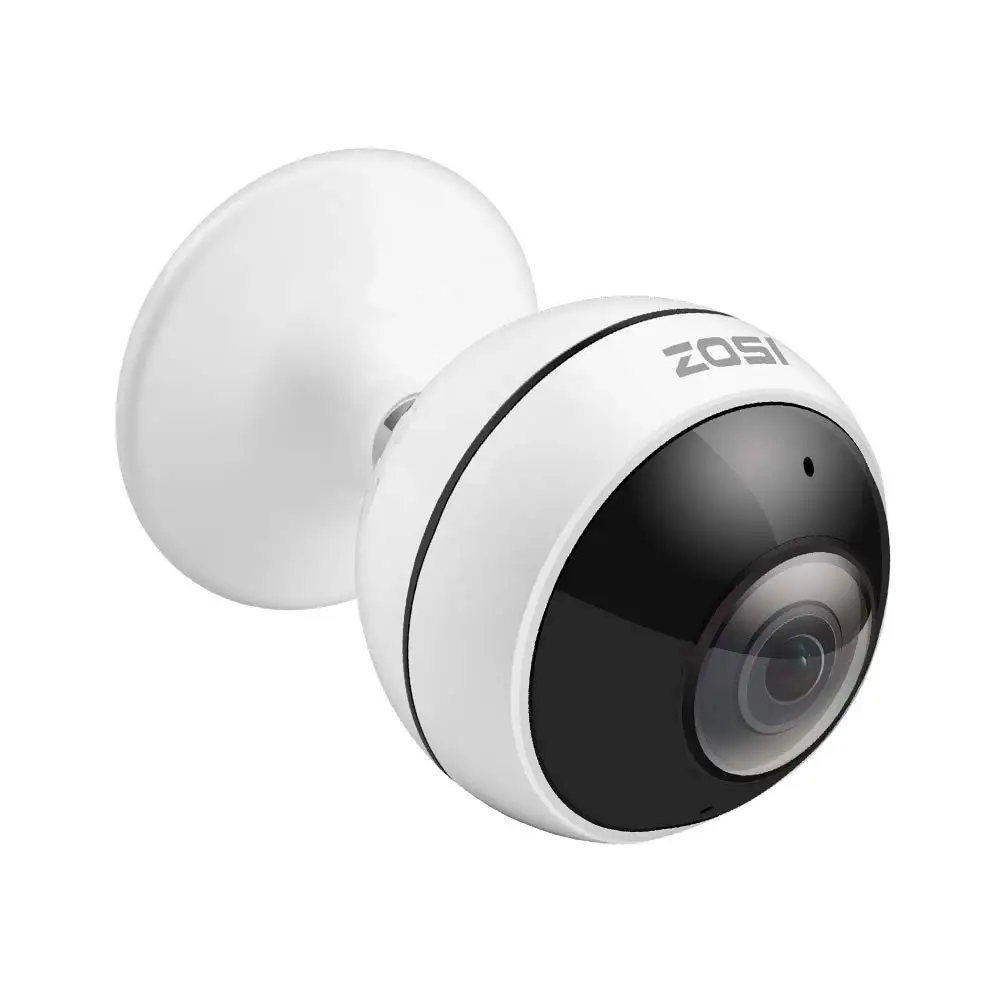 ZOSI 3MP Indoor Wireless 360 Degree Panoramic IP Security Camera WiFi Camera Motion Alarm Two Way Audio IR Night Vision TF Slot
ZOSI 3MP Indoor Wireless 360 Degree Panoramic IP Security Camera WiFi Camera Motion Alarm Two Way Audio IR Night Vision TF Slot