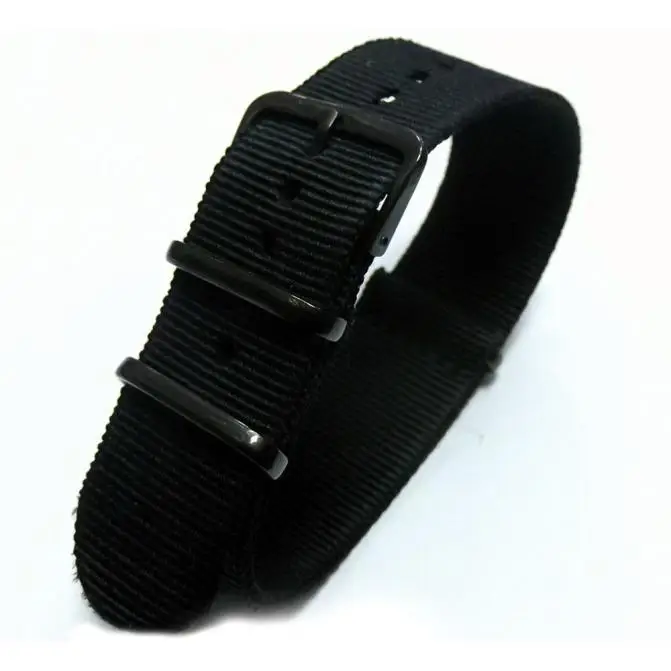 2018 Fashion Hot Sell Watchband Nylon Strap Black Ring Buckle 20mm Striped Replacement Black Band Watch Accessories #T
2018 Fashion Hot Sell Watchband Nylon Strap Black Ring Buckle 20mm Striped Replacement Black Band Watch Accessories #T