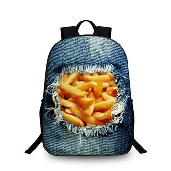 Women Backpack Hamburger Food Printing School Bag For Teenage Large Student Laptop Computer Bagpack Girls Boys Children Rucksack
Women Backpack Hamburger Food Printing School Bag For Teenage Large Student Laptop Computer Bagpack Girls Boys Children Rucksack