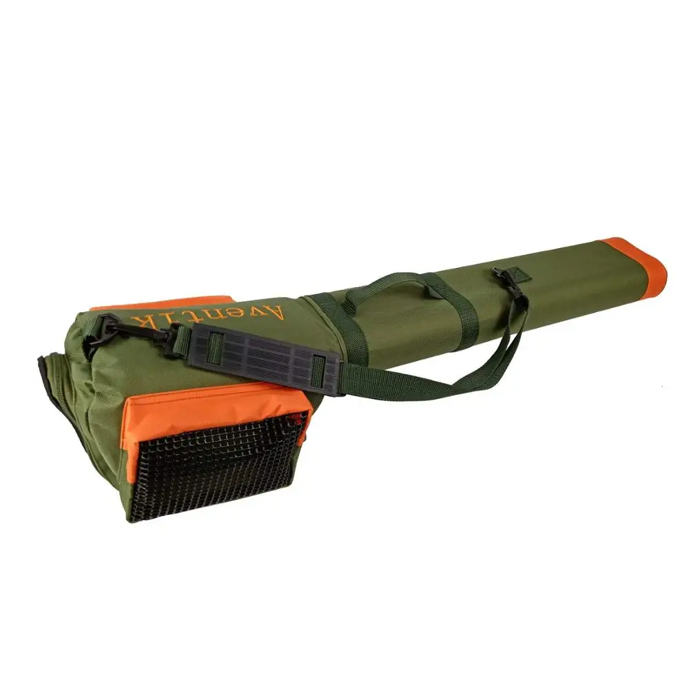 Aventik Fly Fishing Rod Case With Reel Pouch Tube Double Space Three Sizes Optional | Спорт и развлечения