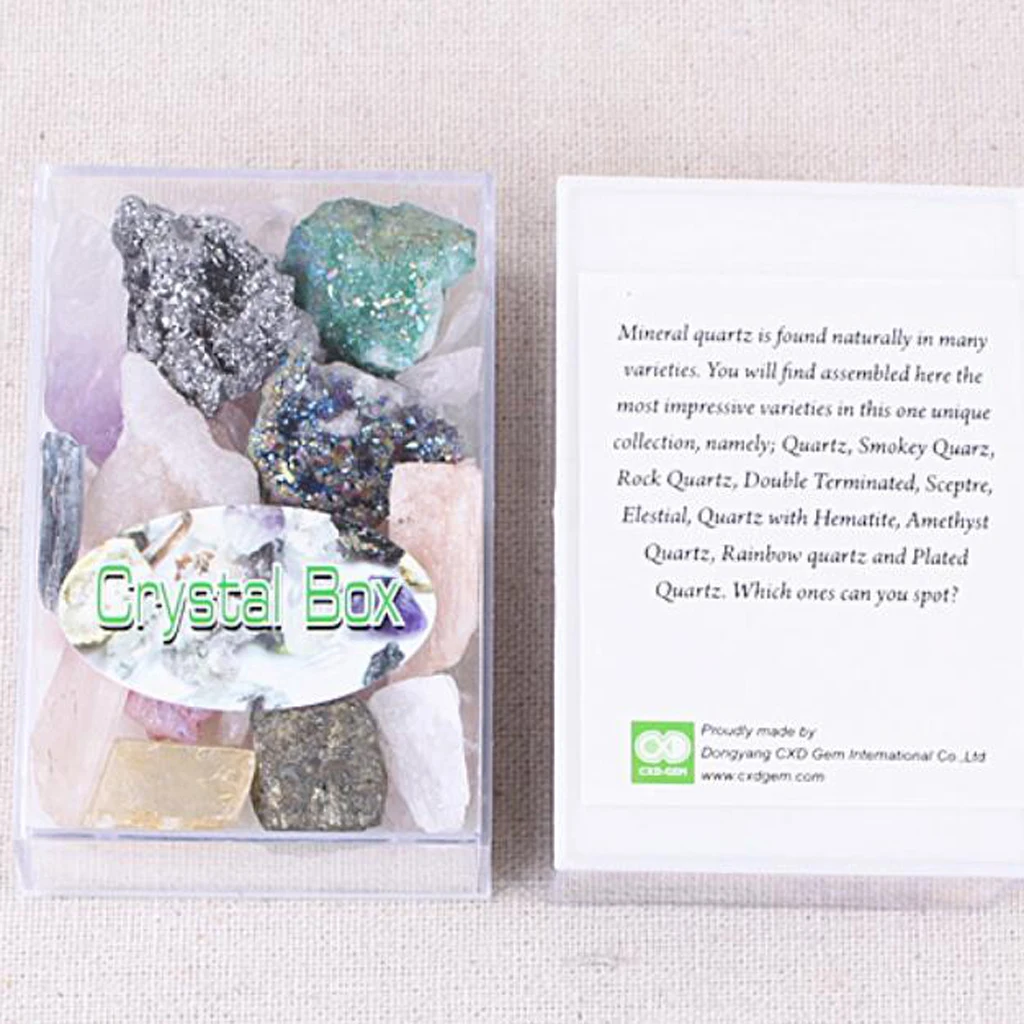 Rock & Mineral Collection PK218 Geology Science Kit Earth Science Toy - Mixed Minerals