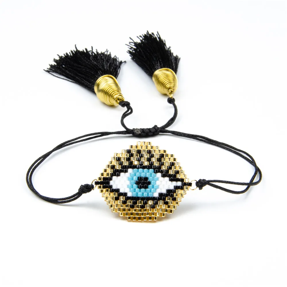 Shinus 5pcs/lot MIYUKI Bracelets Women Evil Eyes Bracelet Tassel Handmade Jewelry Delicas Beads Mujer Pulseras Bileklik Turkish
Shinus 5pcs/lot MIYUKI Bracelets Women Evil Eyes Bracelet Tassel Handmade Jewelry Delicas Beads Mujer Pulseras Bileklik Turkish
