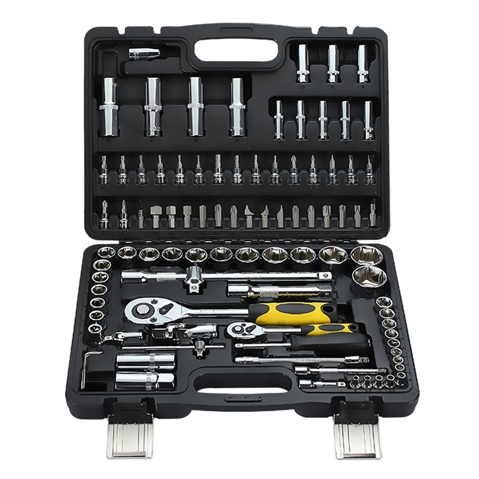 94pc auto repair tool set household socket wrench set ratchet wrench professional grade hardware