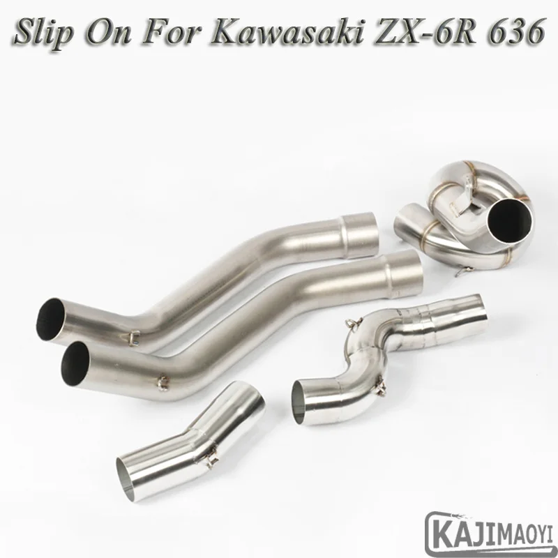 ZX6R Motorcycle Exhaust Modified Middle Connection Link Pipe Round 51mm Muffler Slip On For Kawasaki ZX-6R 2009-2017 636 2004-08
ZX6R Motorcycle Exhaust Modified Middle Connection Link Pipe Round 51mm Muffler Slip On For Kawasaki ZX-6R 2009-2017 636 2004-08