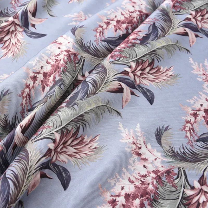26m/m printed Silk Twill fabric for silk dress 100% silk fabric