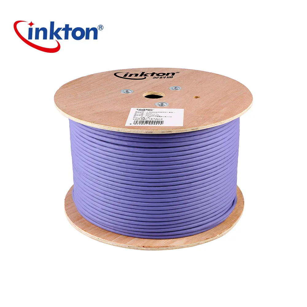 Inkton Ethernet кабель Cat7 двойное экранирование 10 гигабитный высокоскоростной STP LSZH