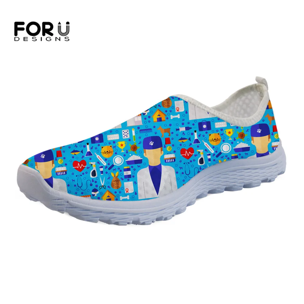 FORUDESIGNS 2019 NEW Fashion Veterinarian Pattern Women's Shoes Flats Sneakers Summer Comfortable Mesh Ladies Slip-on Loafers
FORUDESIGNS 2019 NEW Fashion Veterinarian Pattern Women's Shoes Flats Sneakers Summer Comfortable Mesh Ladies Slip-on Loafers
