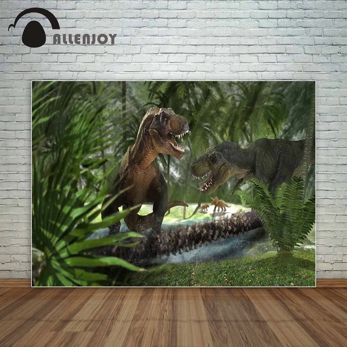 Allenjoy photography backdrop dinosaur forest Exploration child green nature new background photocall customize photo printed
Allenjoy photography backdrop dinosaur forest Exploration child green nature new background photocall customize photo printed