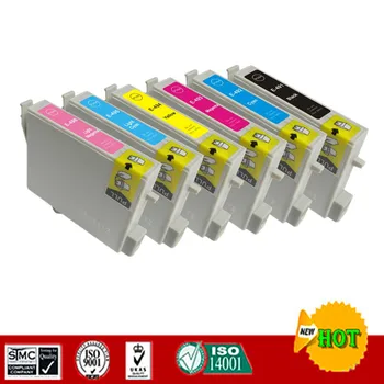 Compatible ink cartridges suit for T0491 - T0496 Compatible for Epson R210 R230 R310 R350 RX510 RX630 RX650 etc.
Compatible ink cartridges suit for T0491 - T0496 Compatible for Epson R210 R230 R310 R350 RX510 RX630 RX650 etc.