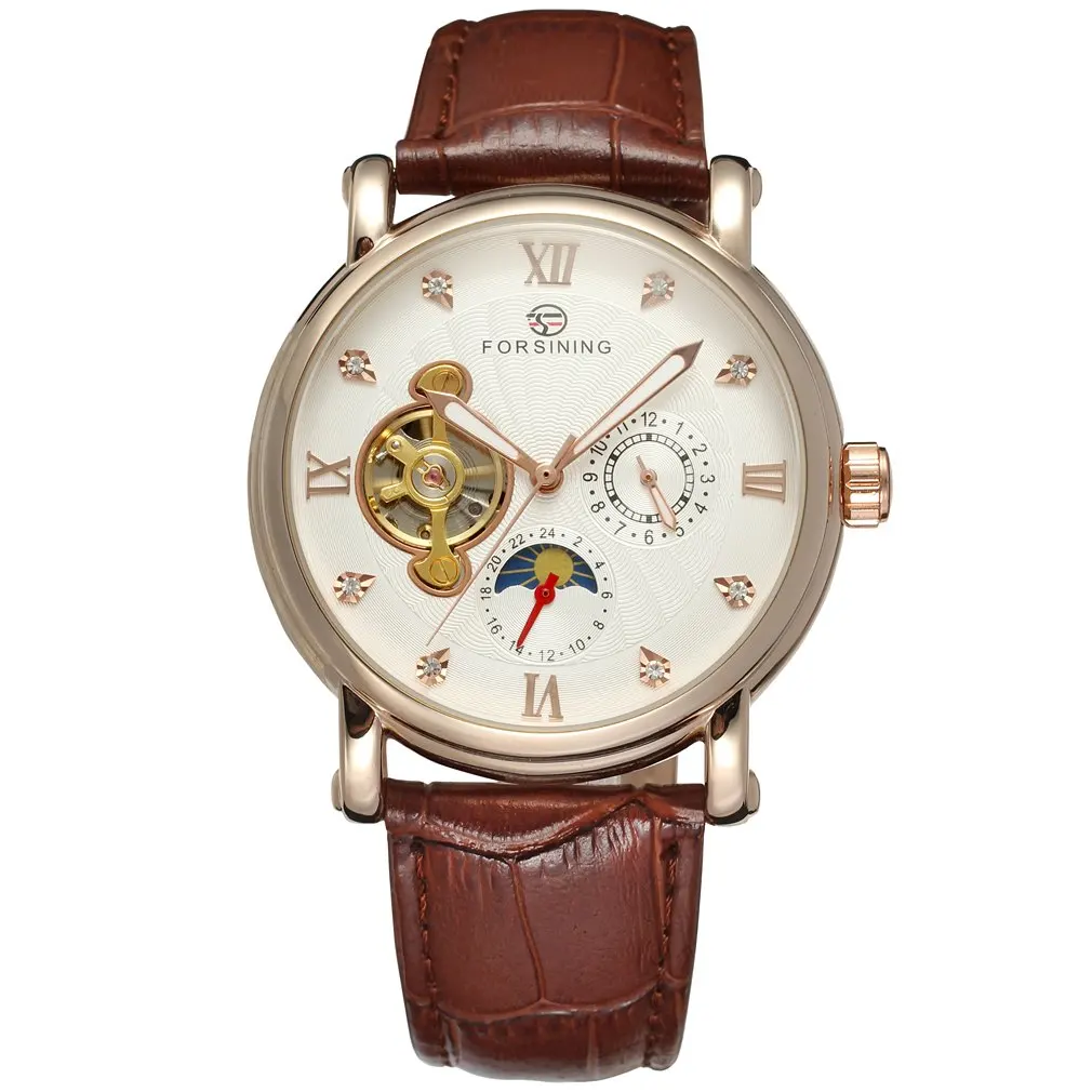 Forsining Automatic Tourbillon Men Watch Roman Numerals With Diamonds Mechanical Watches Relogio Automatico Masculino Mens Clock
Forsining Automatic Tourbillon Men Watch Roman Numerals With Diamonds Mechanical Watches Relogio Automatico Masculino Mens Clock