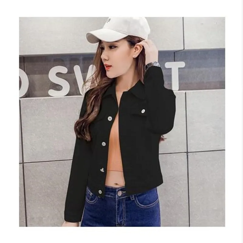 2019 Brand Autumn Candy Color Casual Jeans Jacket Coats for Women Short Denim Jacket Chaqueta Mujer Casaco Jaqueta Feminina
2019 Brand Autumn Candy Color Casual Jeans Jacket Coats for Women Short Denim Jacket Chaqueta Mujer Casaco Jaqueta Feminina